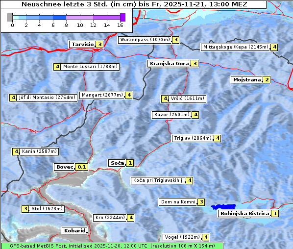 Neuschnee, 21. 11. 2025