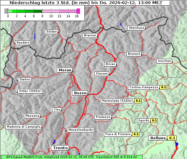 Niederschlag, 12. 2. 2026