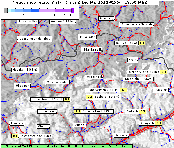 Neuschnee, 4. 2. 2026