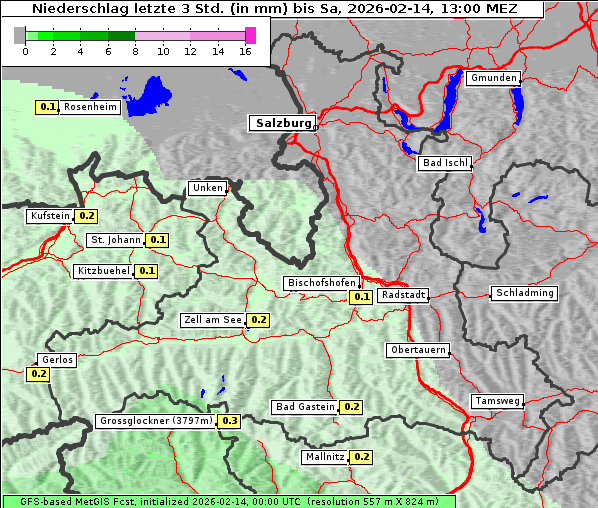Niederschlag, 14. 2. 2026