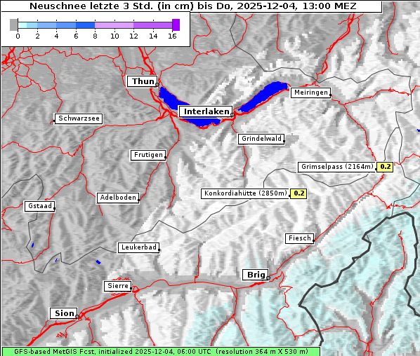 Neuschnee, 4. 12. 2025