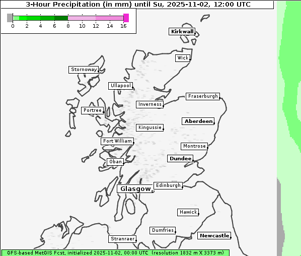 Niederschlag, 2. 11. 2025