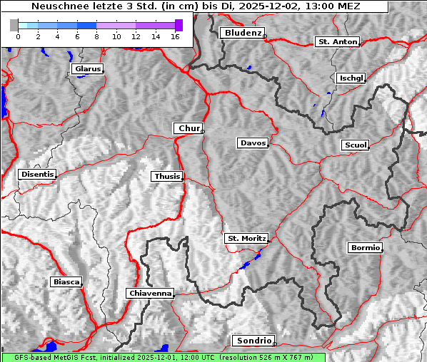 Neuschnee, 2. 12. 2025