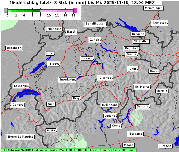 Niederschlag, 19. 11. 2025