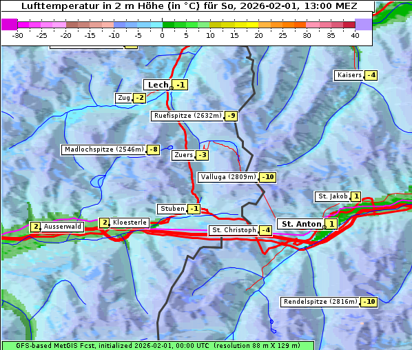 Temperatur, 1. 2. 2026