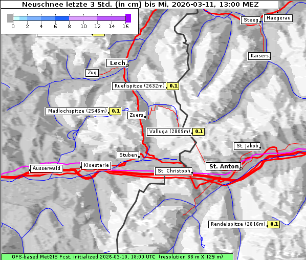 Neuschnee, 11. 3. 2026