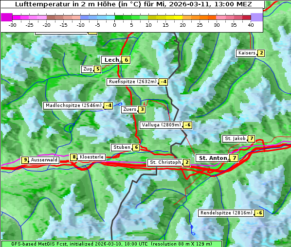 Temperatur, 11. 3. 2026