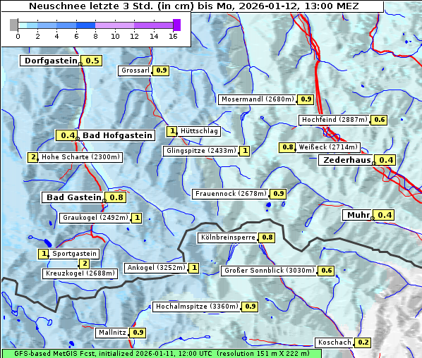 Neuschnee, 12. 1. 2026