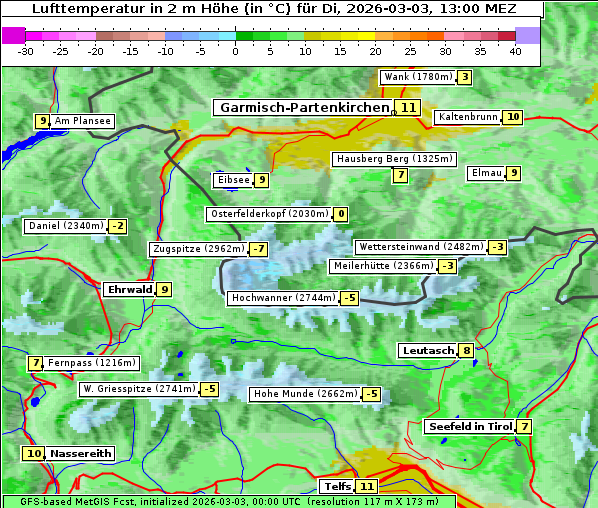 Temperatur, 3. 3. 2026