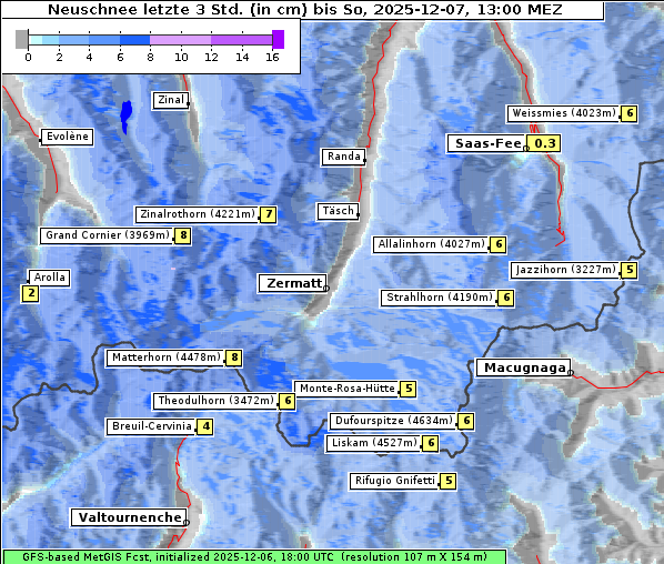 Neuschnee, 7. 12. 2025