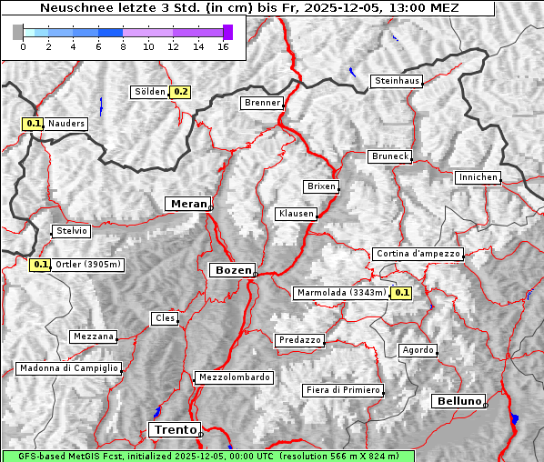 Neuschnee, 5. 12. 2025