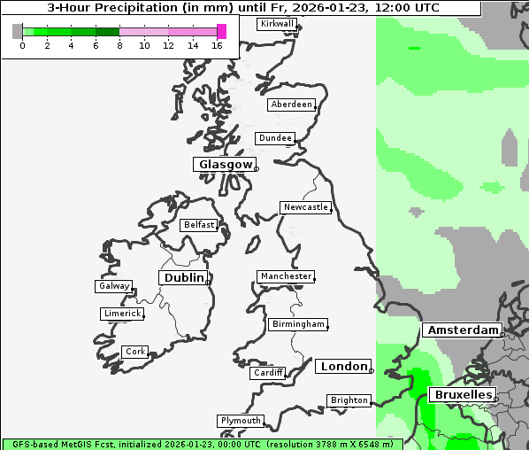 Niederschlag, 23. 1. 2026
