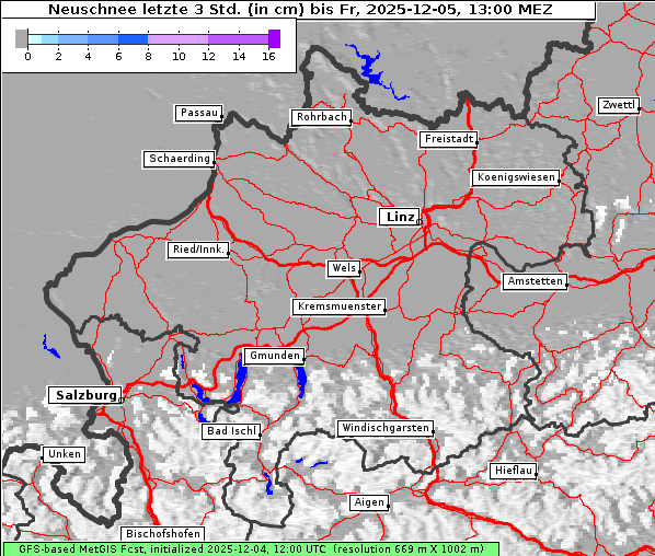 Neuschnee, 5. 12. 2025
