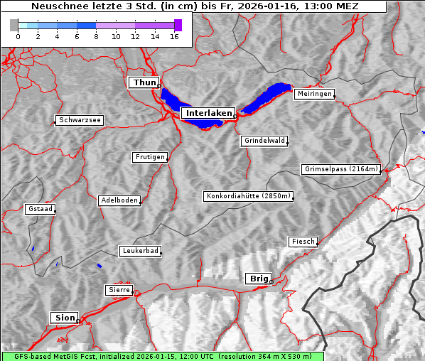 Neuschnee, 16. 1. 2026