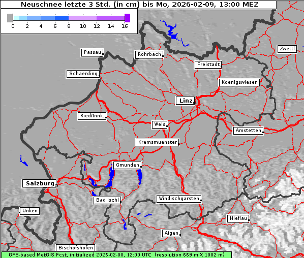 Neuschnee, 9. 2. 2026