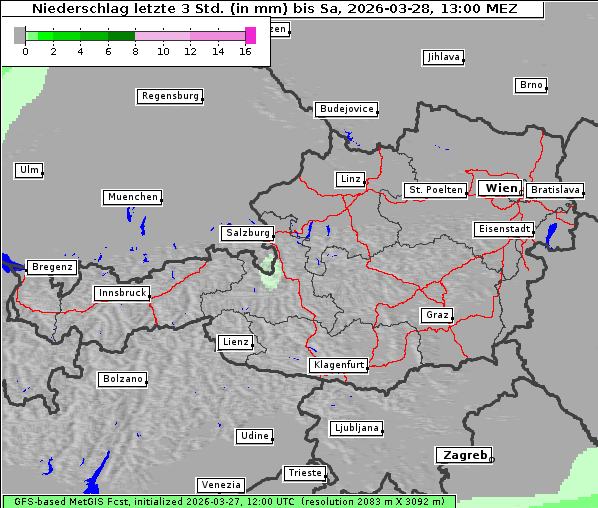 Niederschlag, 28. 3. 2026