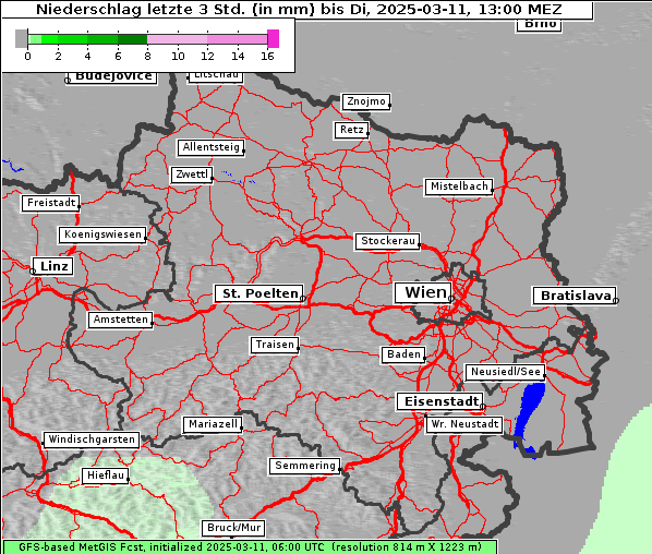 Niederschlag, 11. 3. 2025