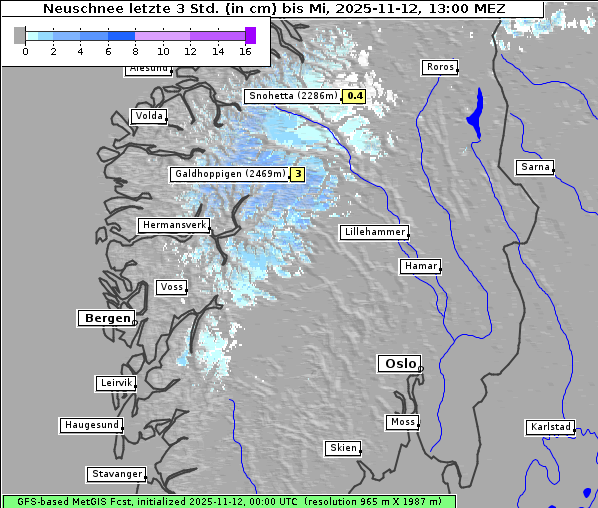 Neuschnee, 12. 11. 2025