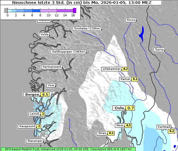 Neuschnee, 5. 1. 2026