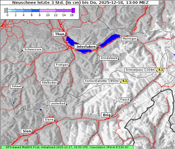 Neuschnee, 18. 12. 2025