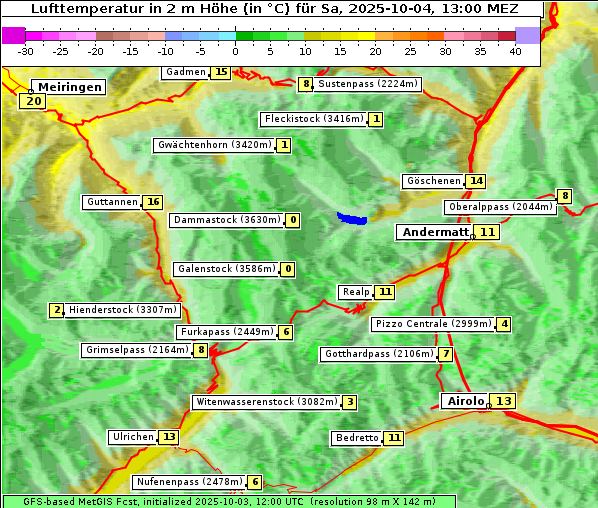 Temperatur, 4. 10. 2025