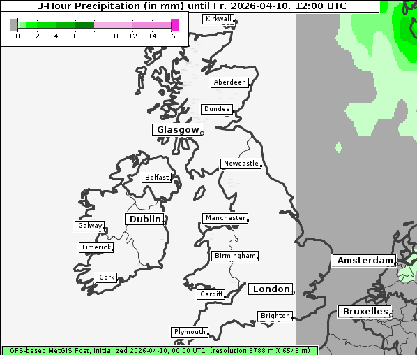 Niederschlag, 10. 4. 2026