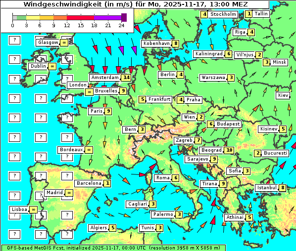 Wind, 17. 11. 2025