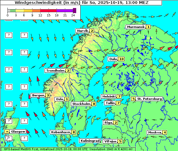 Wind, 19. 10. 2025