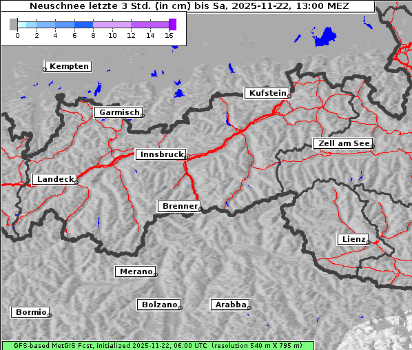 Neuschnee, 22. 11. 2025
