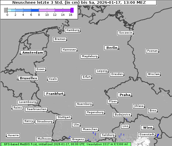 Neuschnee, 17. 1. 2026