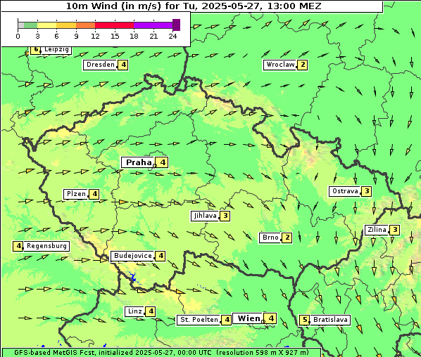 Wind, 27. 5. 2025