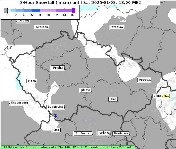Neuschnee, 3. 1. 2026