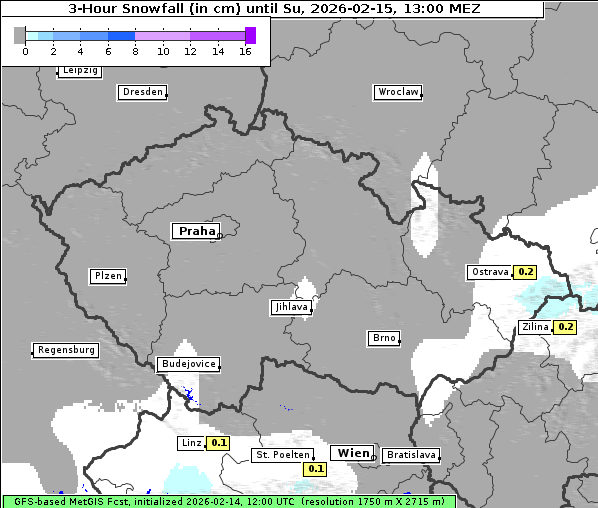 Neuschnee, 15. 2. 2026