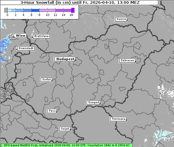 Neuschnee, 10. 4. 2026