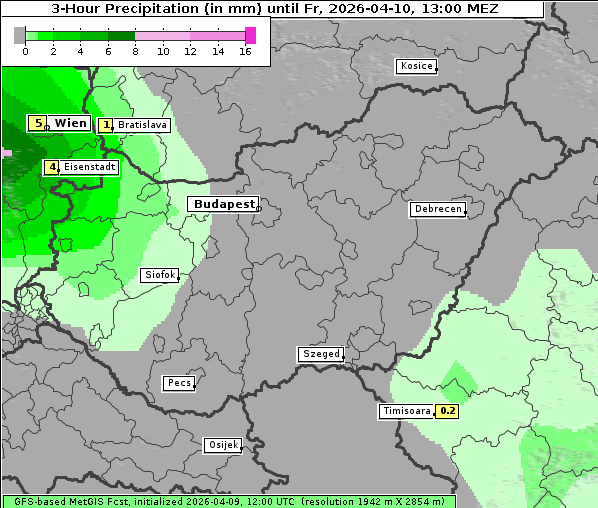 Niederschlag, 10. 4. 2026