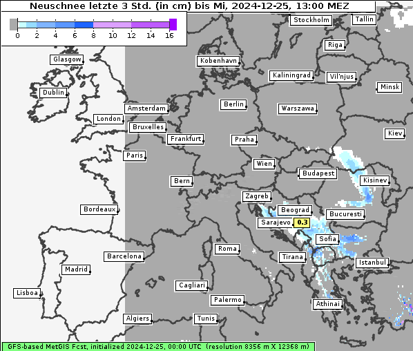 Neuschnee, 25. 12. 2024