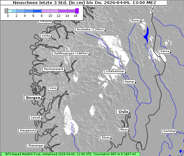 Neuschnee, 9. 4. 2026