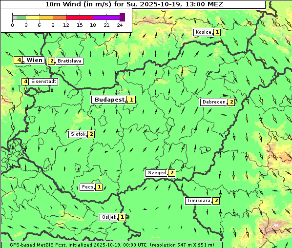 Wind, 19. 10. 2025