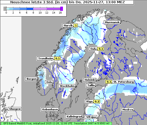 Neuschnee, 27. 11. 2025