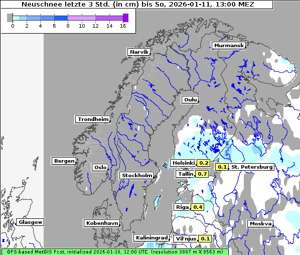 Neuschnee, 11. 1. 2026