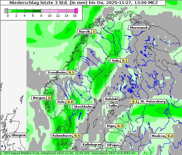 Niederschlag, 27. 11. 2025