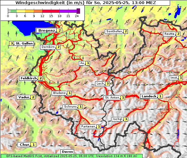 Wind, 25. 5. 2025