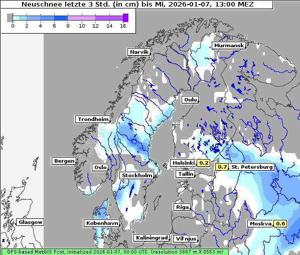 Neuschnee, 7. 1. 2026