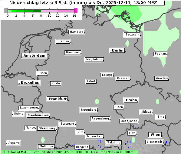 Niederschlag, 11. 12. 2025