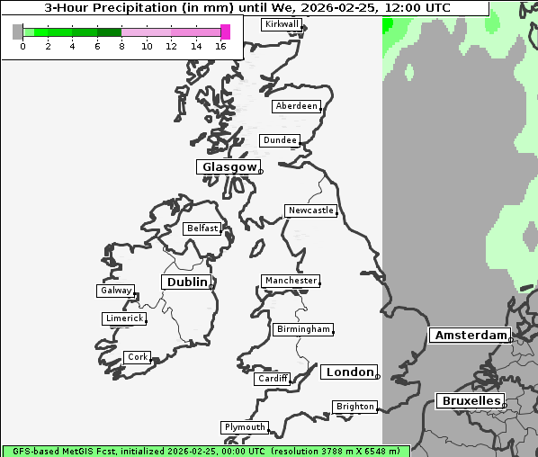 Niederschlag, 25. 2. 2026