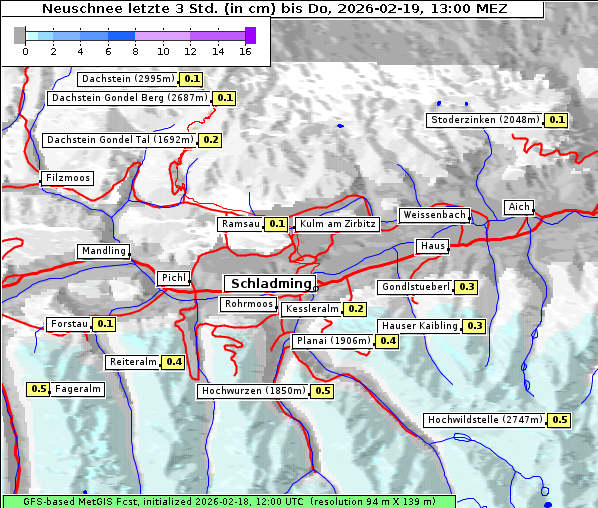 Neuschnee, 19. 2. 2026
