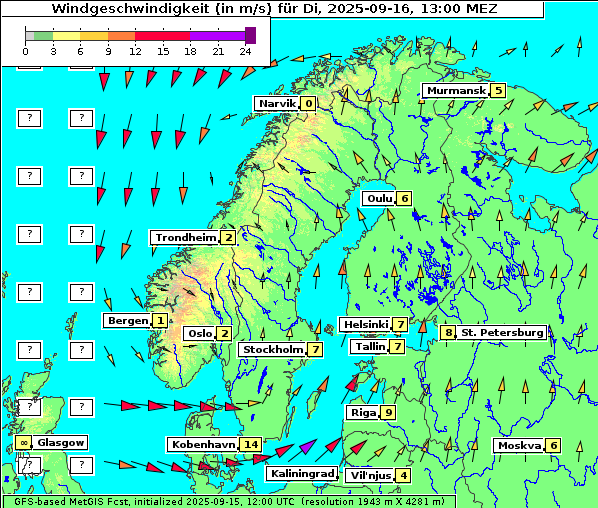 Wind, 16. 9. 2025