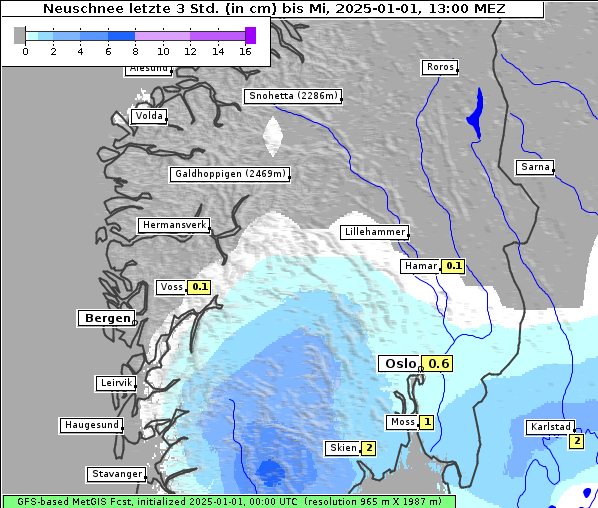 Neuschnee, 1. 1. 2025