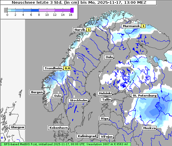 Neuschnee, 17. 11. 2025