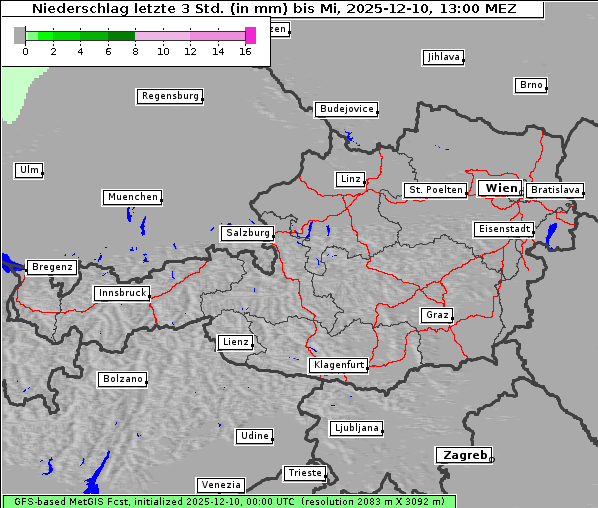 Niederschlag, 10. 12. 2025